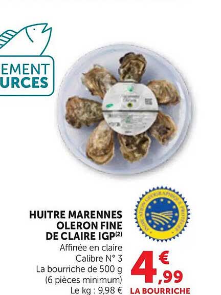 HUITRE MARENNES OLERON FINE DE CLAIRE IGP(2)