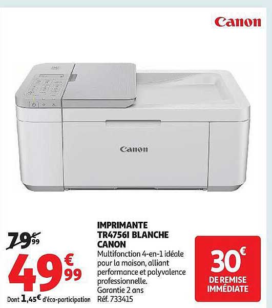 IMPRIMANTE TR4756I BLANCHE CANON