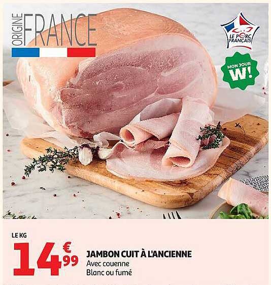 JAMBON CUIT À L'ANCIENNE