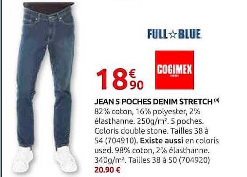 JEAN 5 POCHES DENIM STRETCH (4)