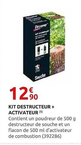 KIT DESTRUCTEUR + ACTIVATEUR (¹)