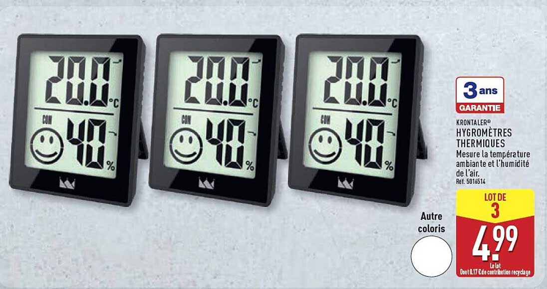 KRONTALER® HYGROMÈTRES THERMIQUES