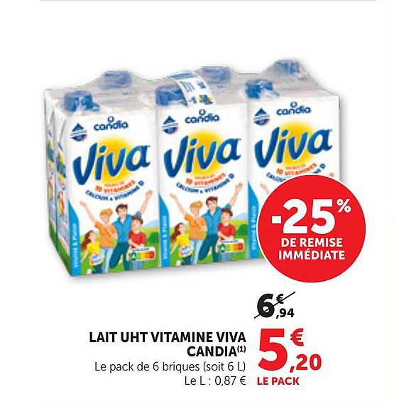 LAIT UHT VITAMINE VIVA CANDIA(1)