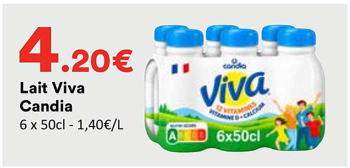 Lait Viva Candia