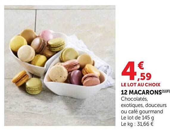 LE LOT AU CHOIX 12 MACARONS