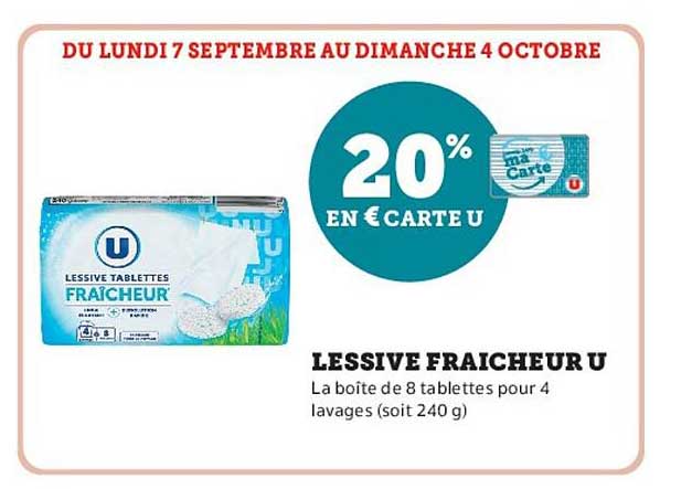 LESSIVE FRAICHEUR U