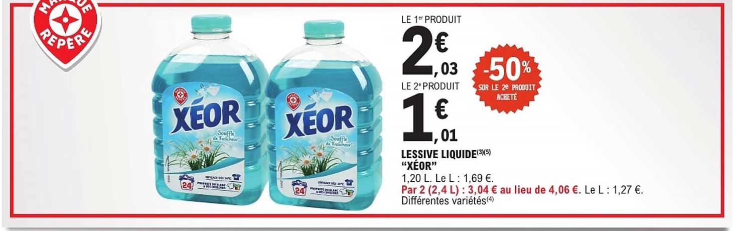 LESSIVE LIQUIDE “XÉOR”