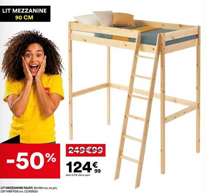 LIT MEZZANINE 90 CM