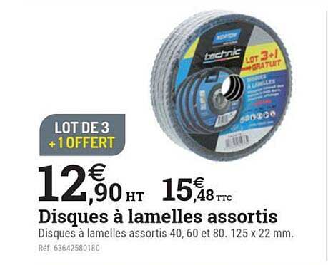 LOT DE 3 +1 OFFERT