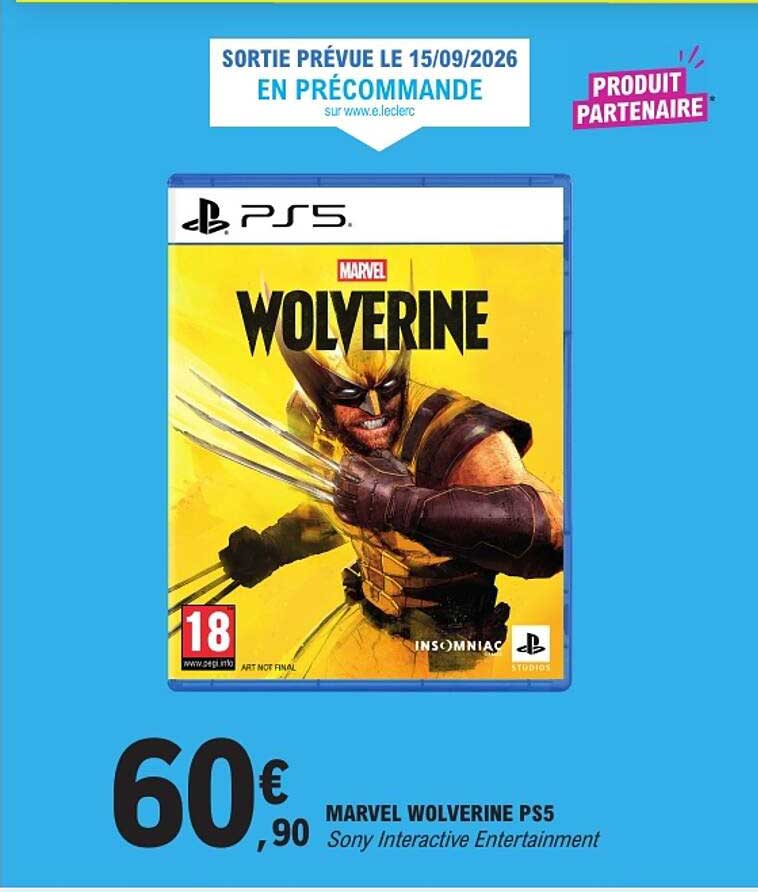 MARVEL WOLVERINE PS5