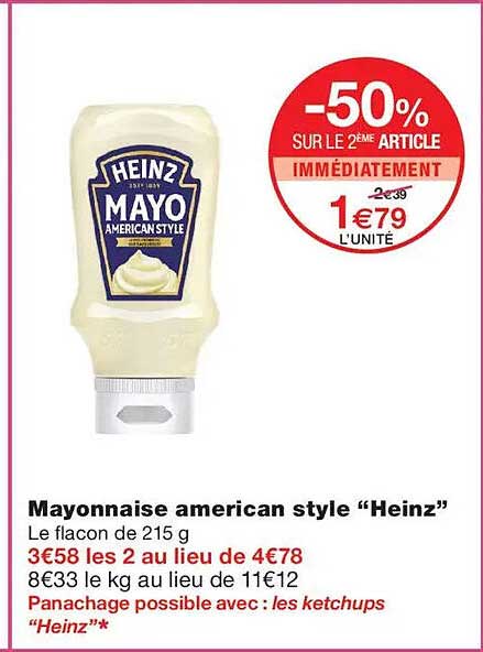 Mayonnaise american style “Heinz”