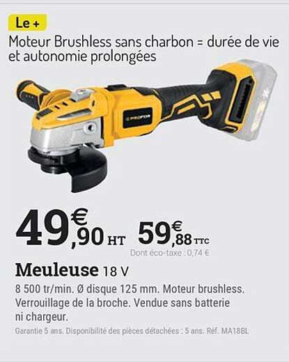 Meuleuse 18 V