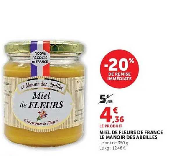 Miel de fleurs de France Le Manoir des Abeilles