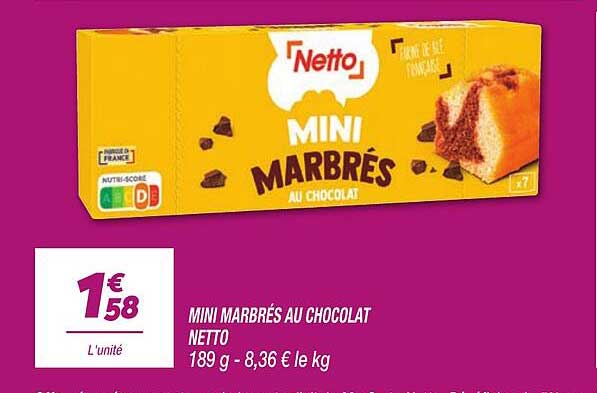 MINI MARBRÉS AU CHOCOLAT
