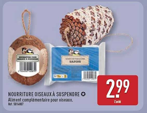NOURRITURE OISEAUX À SUSPENDRE