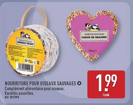 NOURRITURE POUR OISEAUX SAUVAGES