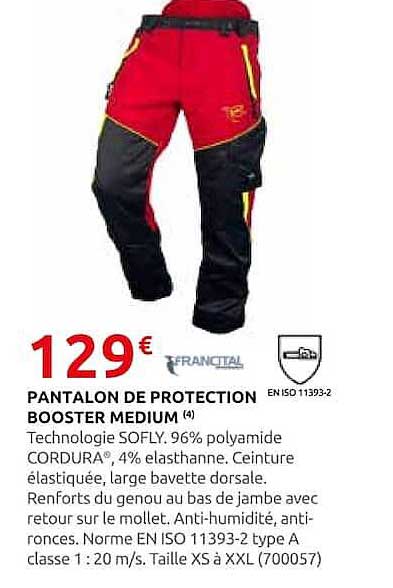 PANTALON DE PROTECTION BOOSTER MEDIUM (4)
