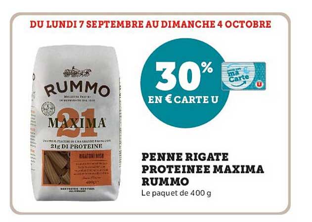 PENNE RIGATE PROTEINEE MAXIMA RUMMO