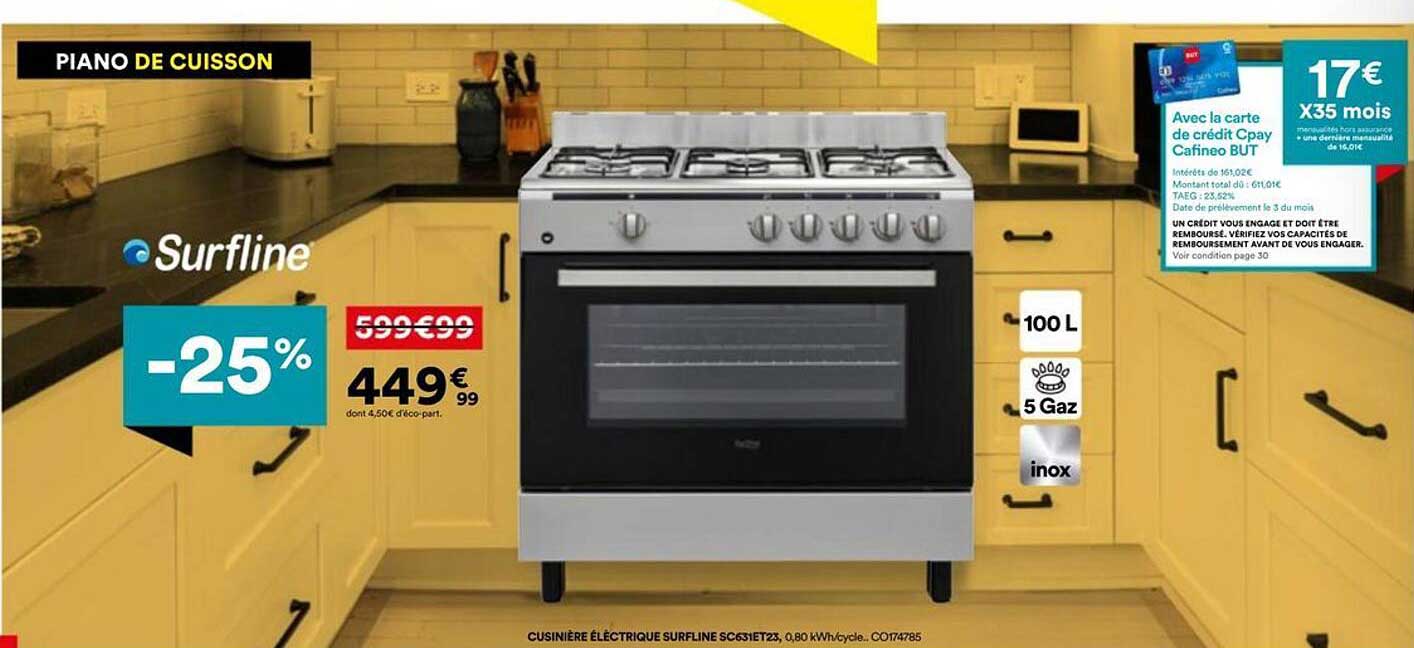 Piano de cuisson Surfline