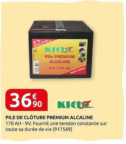 PILE DE CLÔTURE PREMIUM ALCALINE