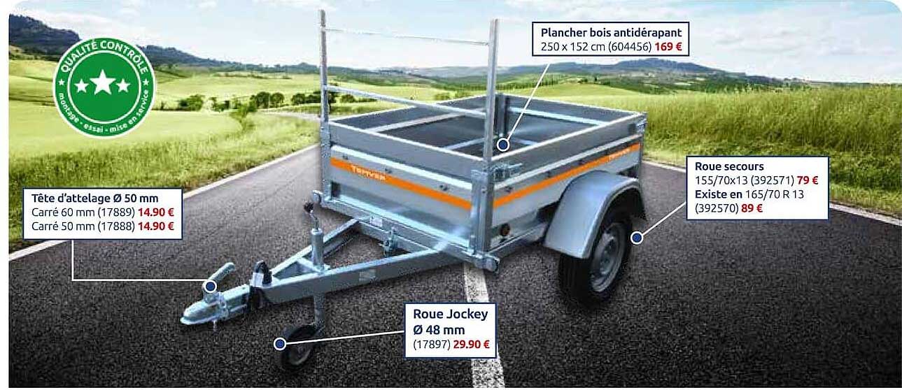 Plancher bois antidérapant 250 x 152 cm (604456)