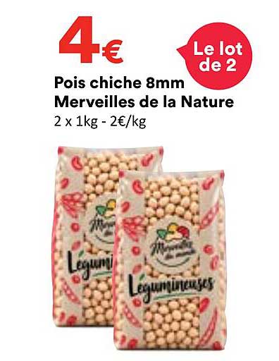 Pois chiche 8mm Merveilles de la Nature
