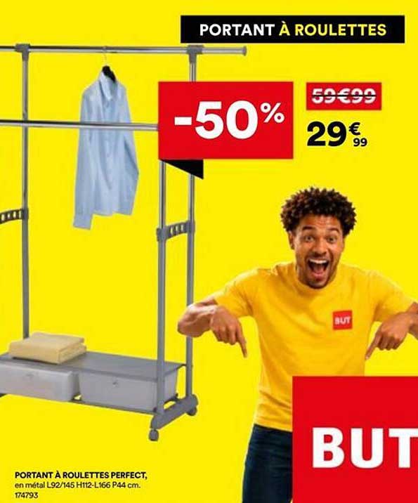 PORTANT À ROULETTES