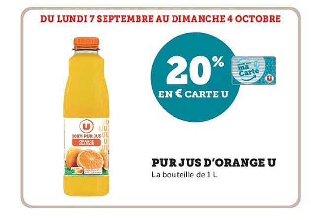 PUR JUS D’ORANGE U