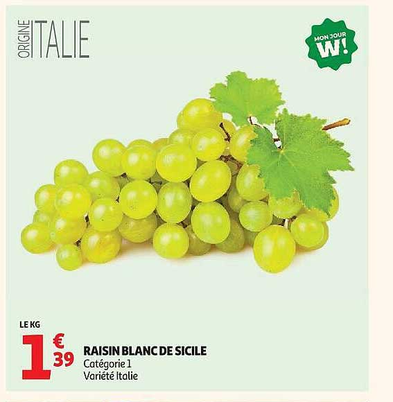 RAISIN BLANC DE SICILE
