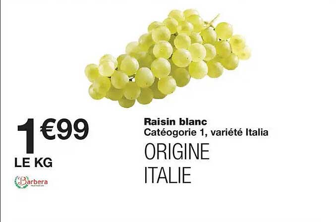 Raisin blanc