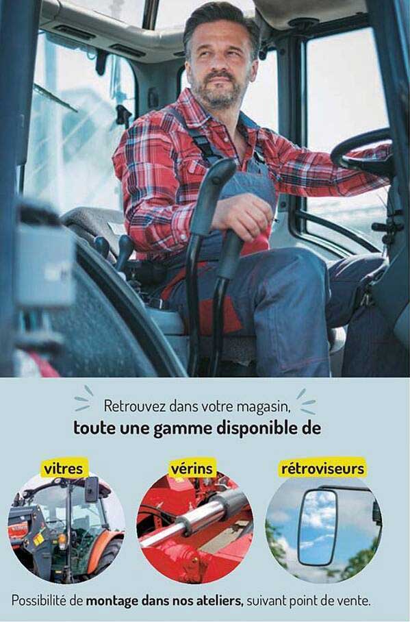 Retrouvez dans votre magasin, toute une gamme disponible de vitres vérins rétroviseurs