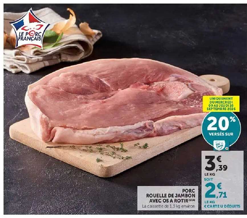 ROUELLE DE JAMBON AVEC OS A ROTIR