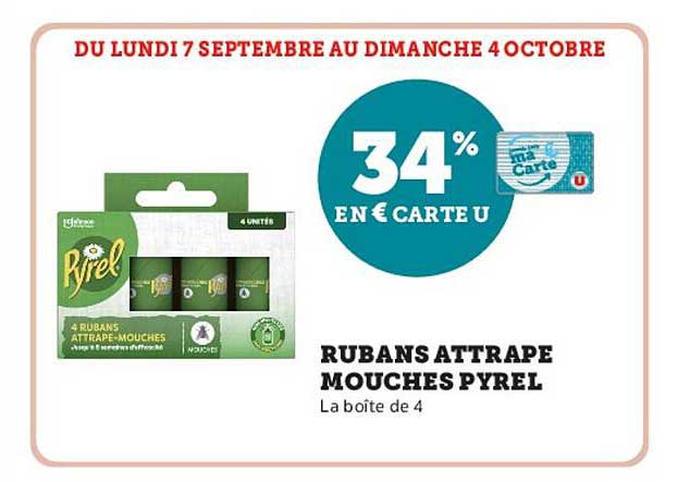 RUBANS ATTRAPE MOUCHES PYREL