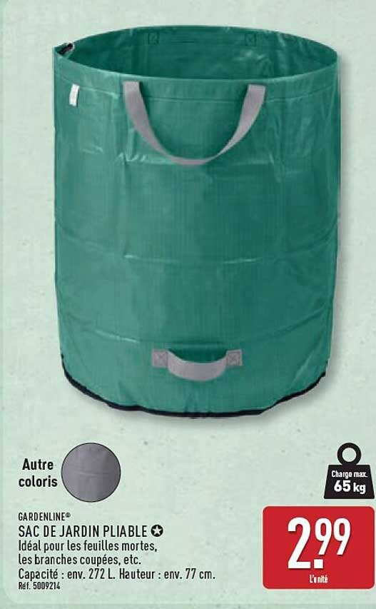 SAC DE JARDIN PLIABLE