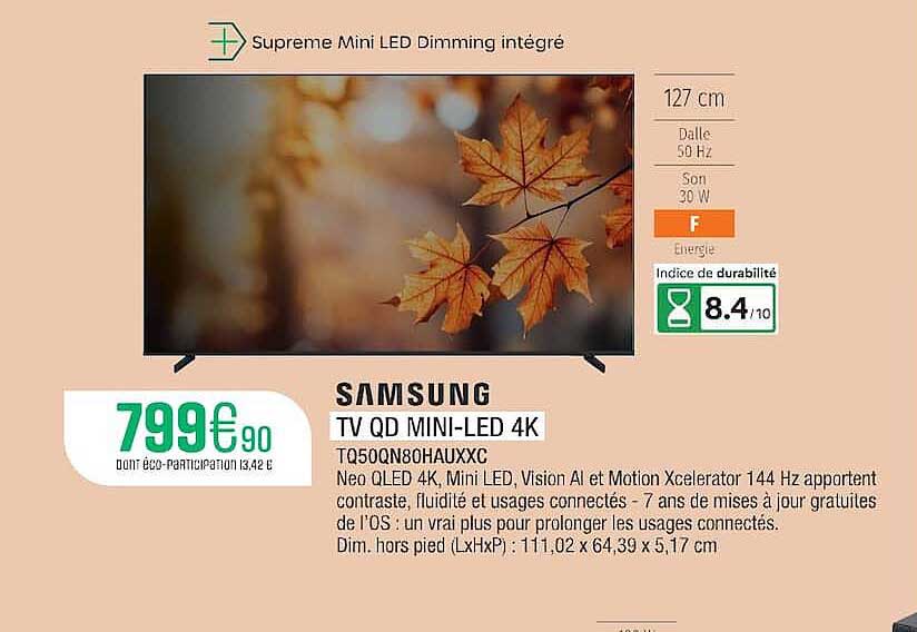 SAMSUNG TV QD MINI-LED 4K