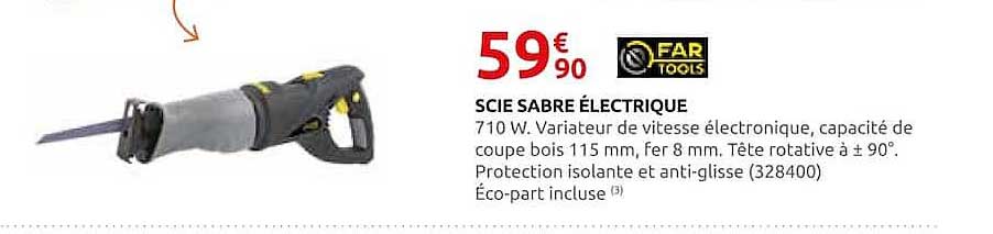 SCIE SABRE ÉLECTRIQUE