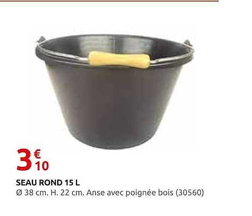 SEAU ROND 15 L