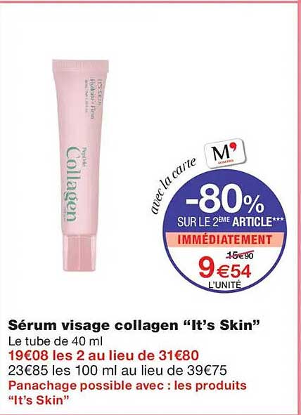 Sérum visage collagen “It’s Skin”