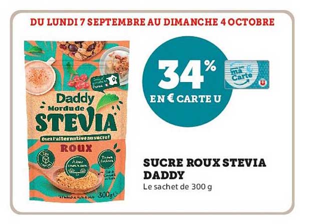 SUCRE ROUX STEVIA DADDY