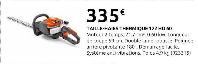 TAILLE-HAIES THERMIQUE 122 HD 60