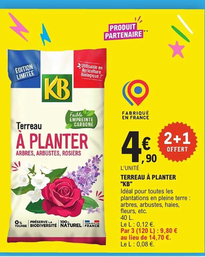 Terreau à planter "KB"