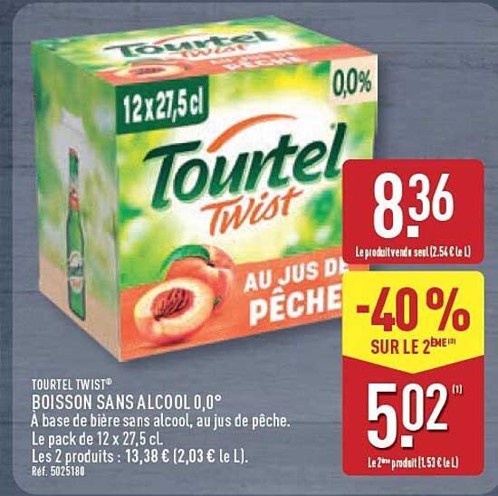 TOURTEL TWIST® BOISSON SANS ALCOOL 0,0°