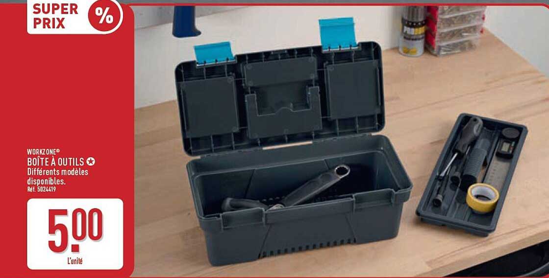 WORKZONE® BOÎTE À OUTILS Différents modèles disponibles.