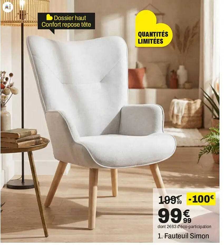 1. Fauteuil Simon