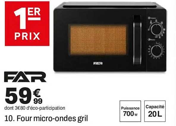 10. Four micro-ondes gril