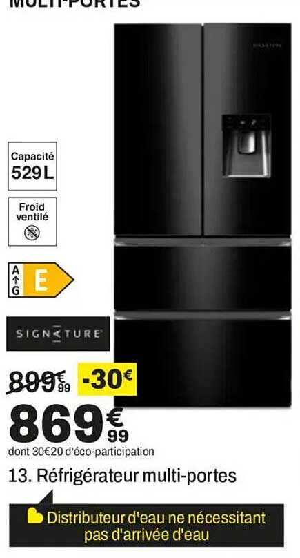 13. Réfrigérateur multi-portes