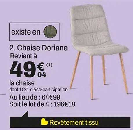 2. Chaise Doriane