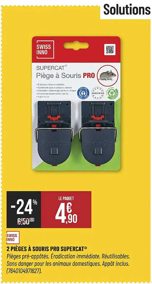 2 PIÈGES À SOURIS PRO SUPERCAT®