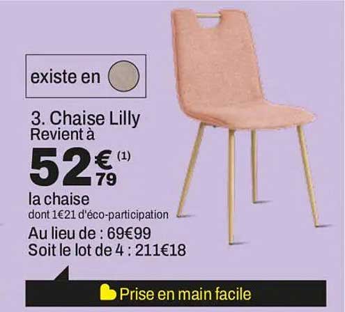 3. Chaise Lilly