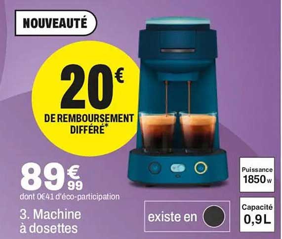 3. Machine à dosettes